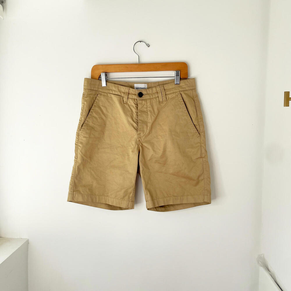 Norse Projects Men's Khaki Chino Shorts Sz31